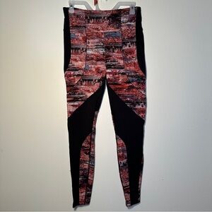 Lululemon Sweat & Repeat Leggings Size 10 Black & Pink